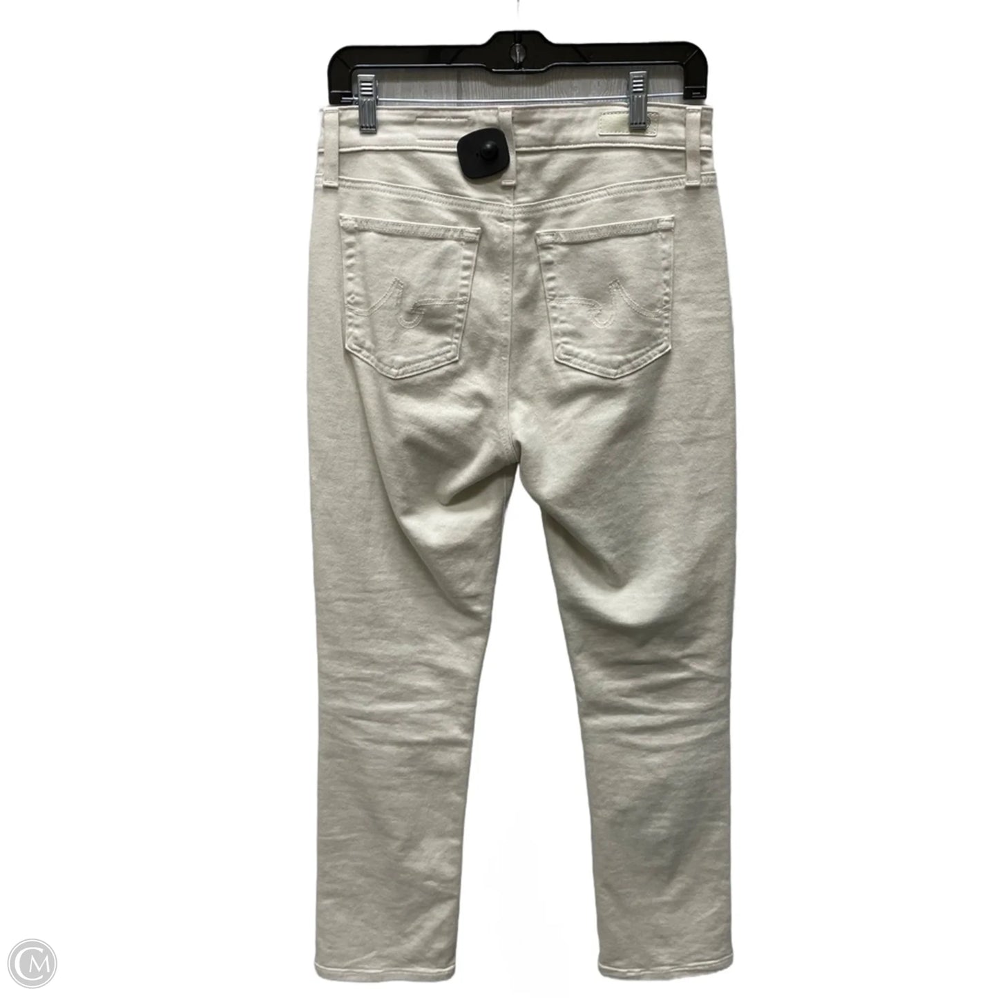 Jeans Straight By Ag Jeans In Beige, Size: 6