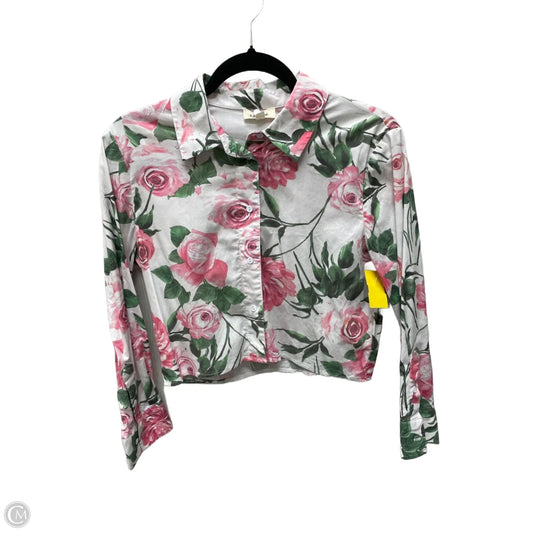 Top Long Sleeve By L Agence In Floral Print, Size: S