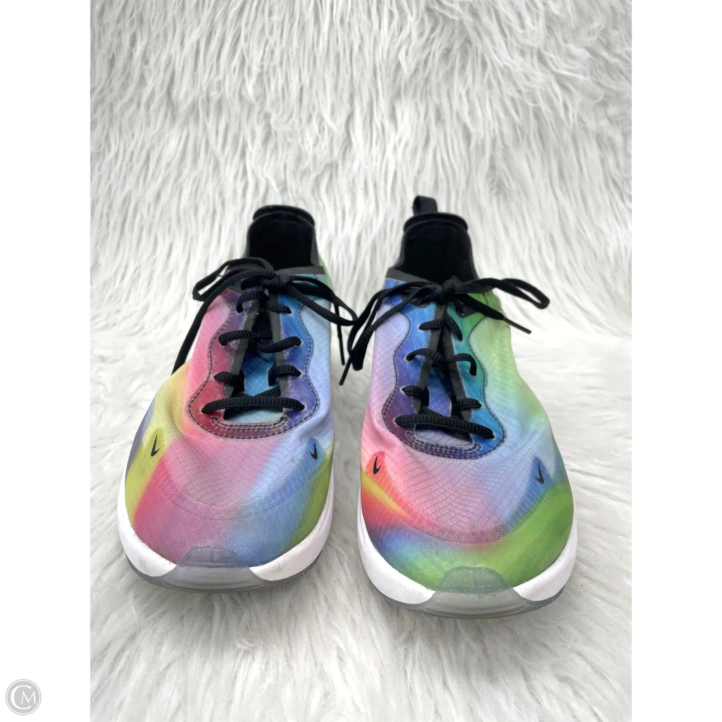 Shoes Athletic By Nike In Rainbow Print, Size: 8