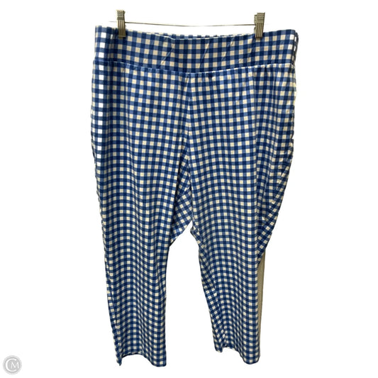 Pants Dress By Jessica London In Checkered Pattern, Size: 22