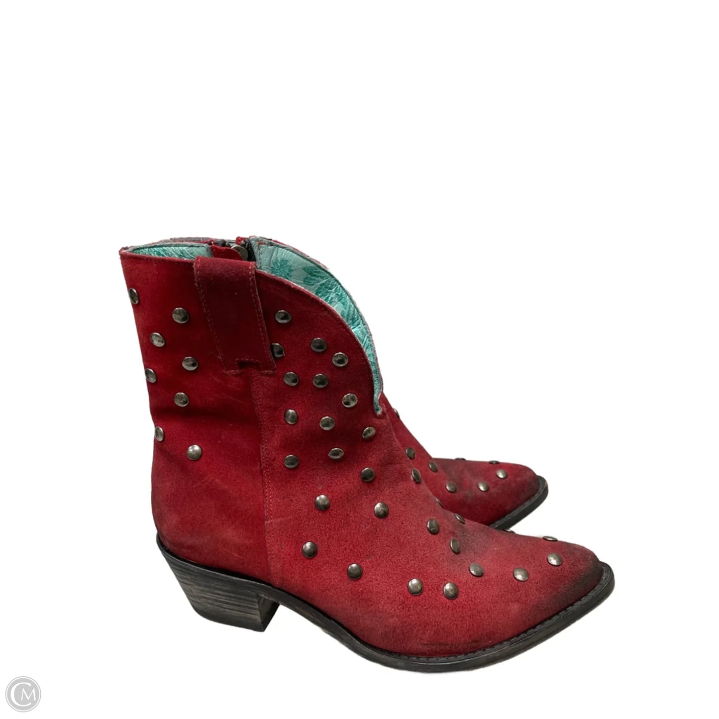 Boots Western By Corral In Red & Silver, Size: 6