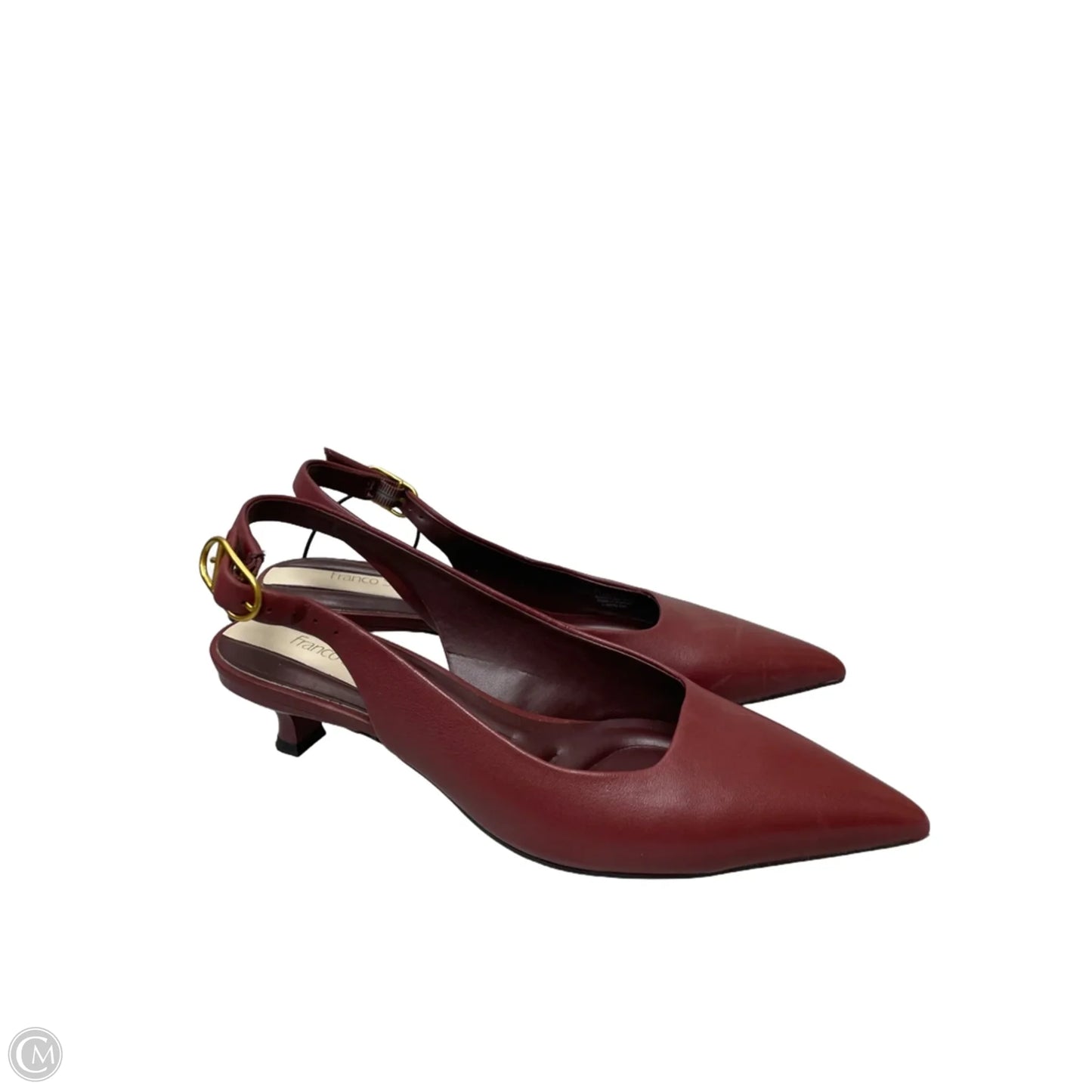 Shoes Heels Kitten By Franco Sarto In Maroon, Size: 6