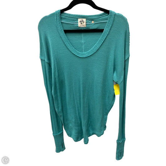 Top Long Sleeve By We The Free In Teal, Size: M