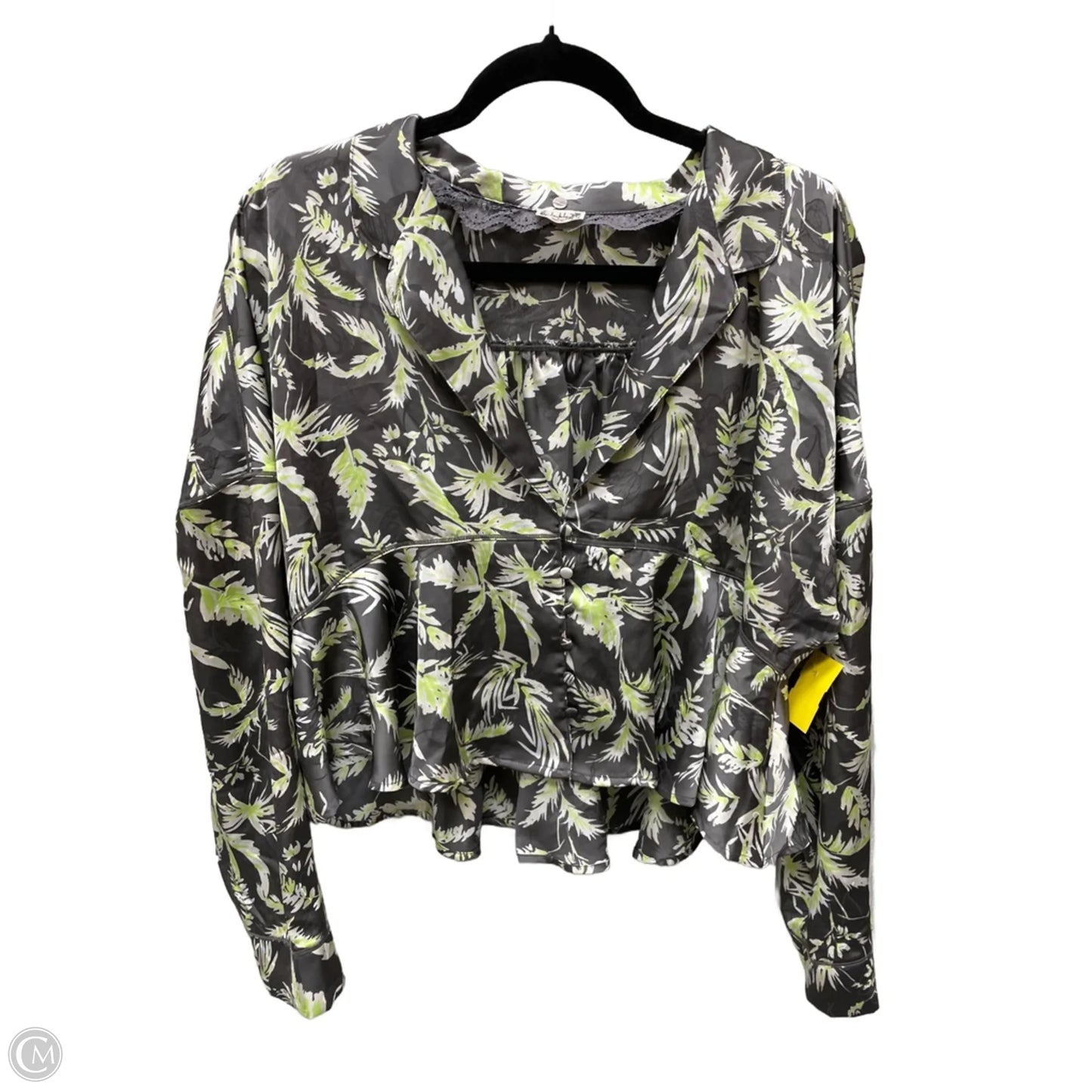 Top Long Sleeve By Free People In Floral Print, Size: M