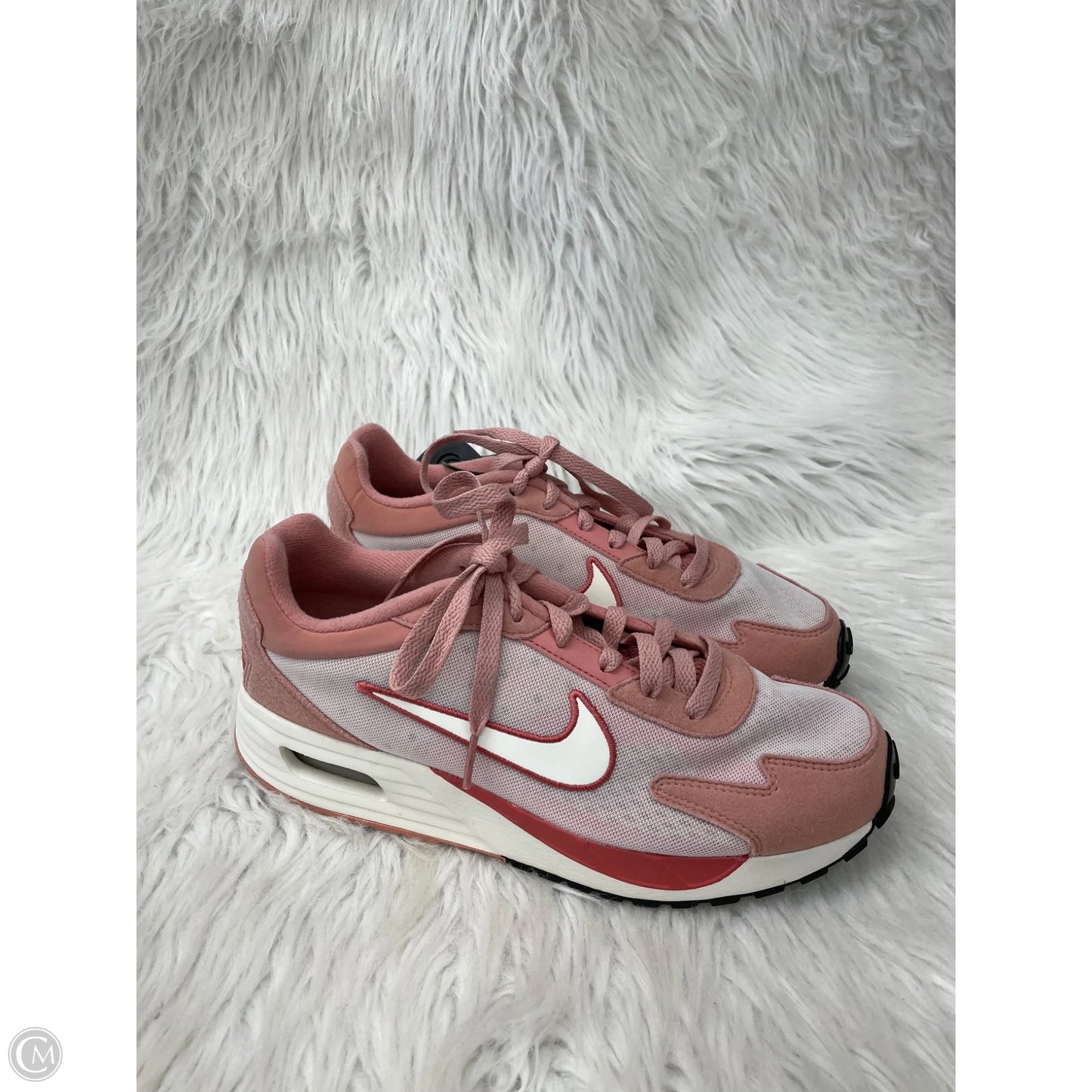 Shoes Athletic By Nike In Pink & White, Size: 8.5