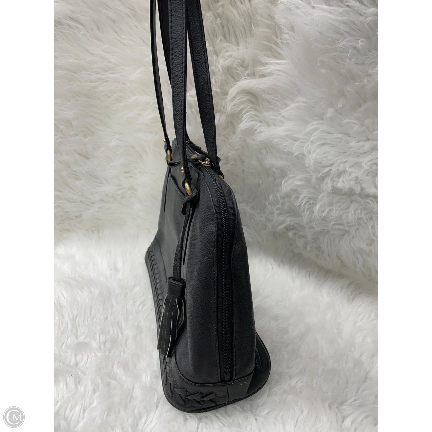 Handbag Leather By Great American Leather, Size: Medium