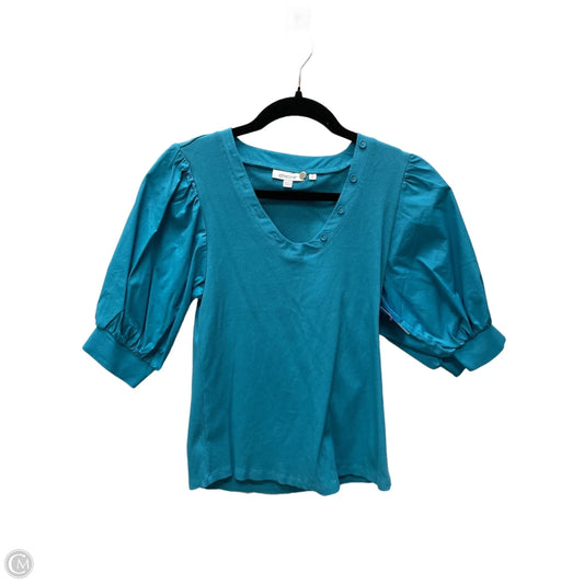 Top Short Sleeve By Chicos In Blue, Size: S