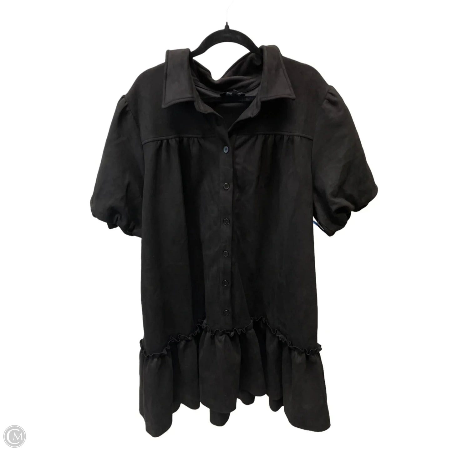 Dress Casual Short By Fate In Black, Size: 2x