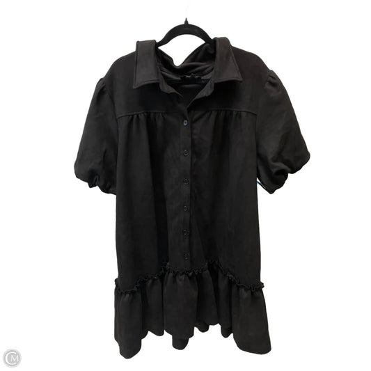 Dress Casual Short By Fate In Black, Size: 2x