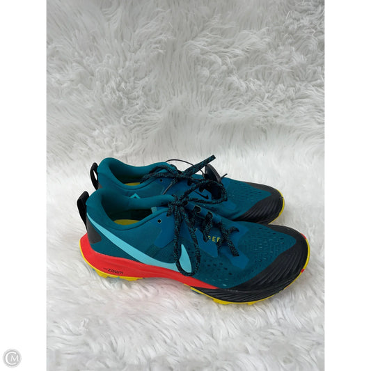 Shoes Athletic By Nike In Blue & Orange, Size: 8.5