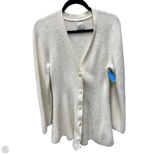Sweater Cardigan By Maeve In Cream, Size: Xl
