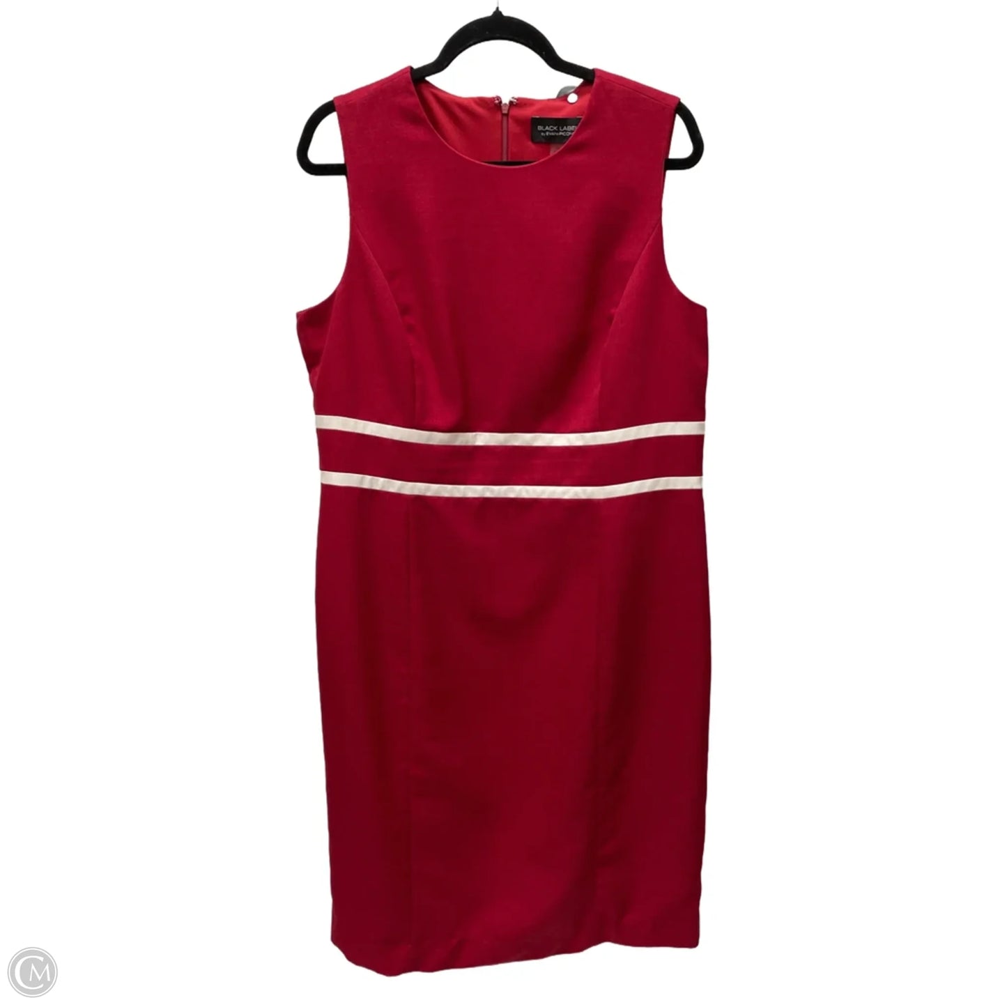 Dress Party Short By Black Label In Red & White, Size: L