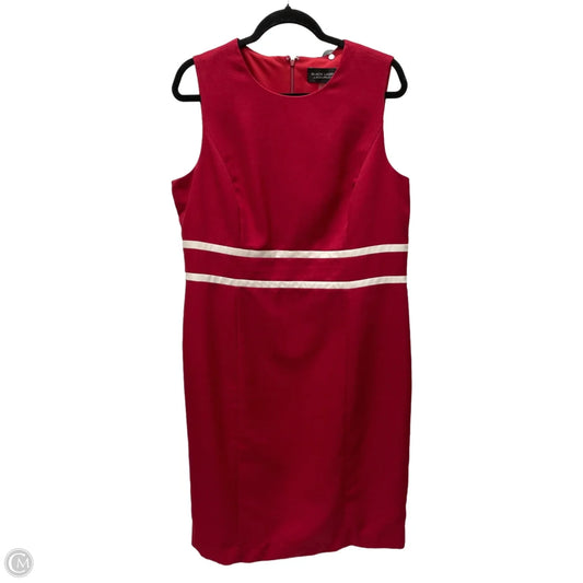 Dress Party Short By Black Label In Red & White, Size: L