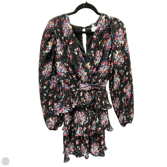 Dress Party Short By Dee Elly In Floral Print, Size: L