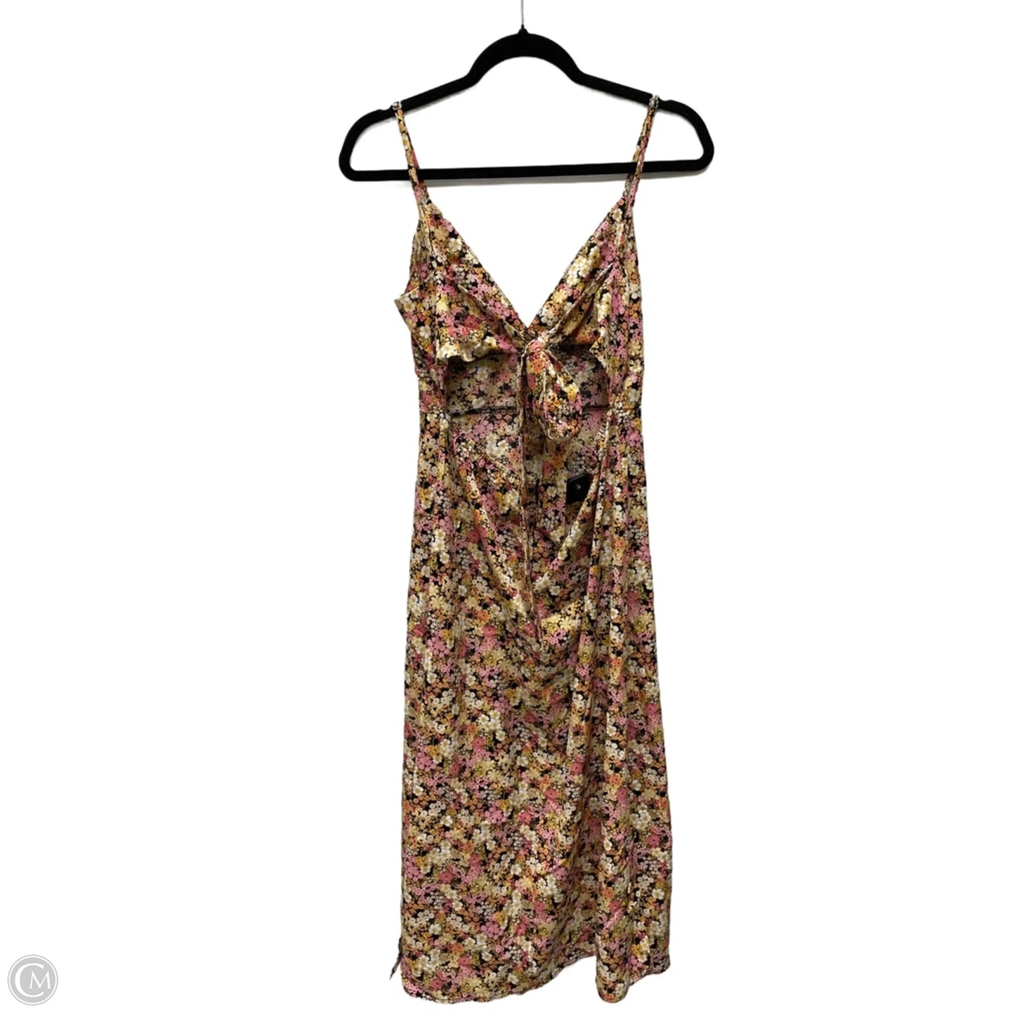 Dress Casual Midi By Forever 21 In Floral Print, Size: M