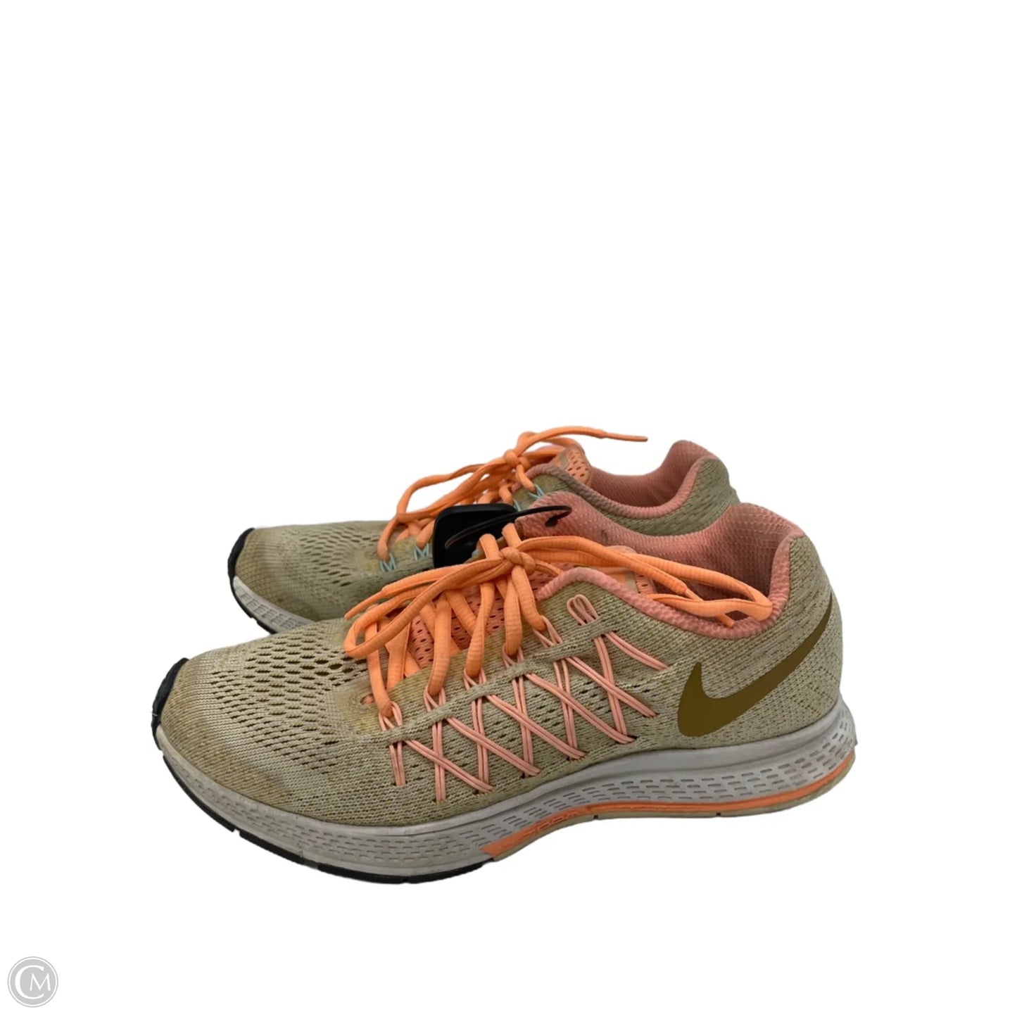 Shoes Athletic By Nike In Orange & Yellow, Size: 7.5