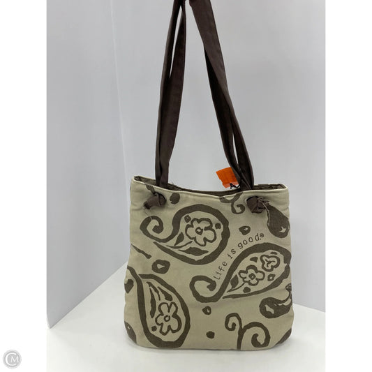 Handbag By Life Is Good, Size: Medium