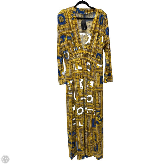 Dress Party Long By Fashion Nova In Geometric Pattern, Size: 3x