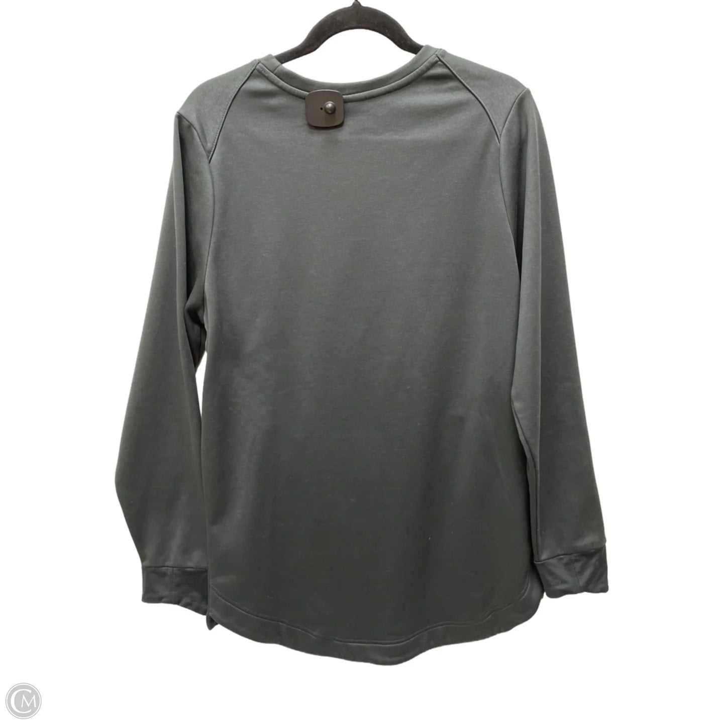 Sweatshirt Collar By Nike Apparel In Black & Blue, Size: L