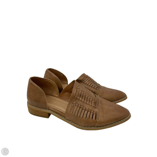 Shoes Heels Block By Clothes Mentor In Taupe, Size: 7.5
