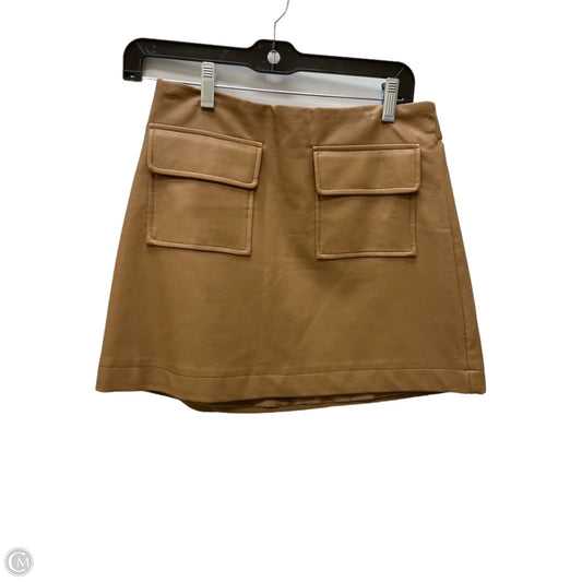 Skirt Mini & Short By Olivaceous In Brown, Size: 8