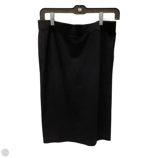 Skirt Midi By Vince In Black, Size: 8