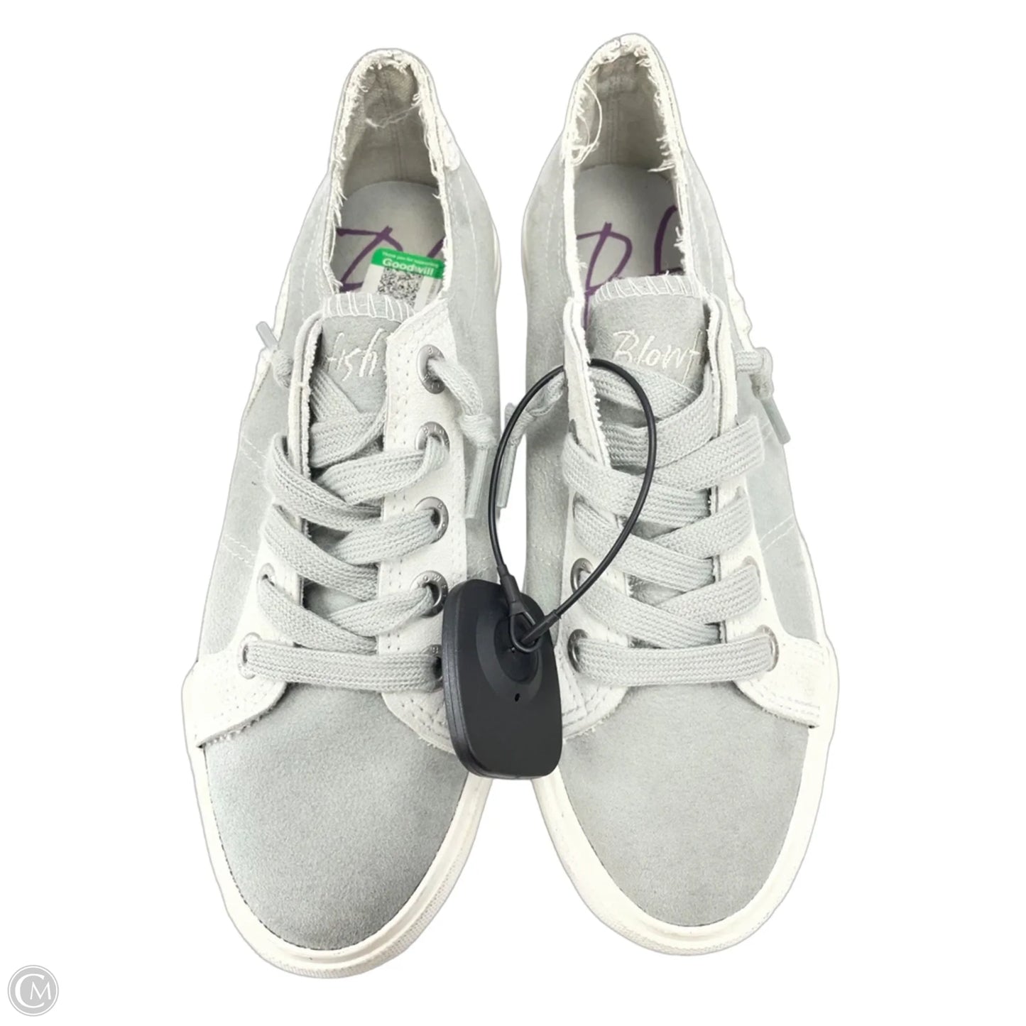 Shoes Sneakers By Blowfish In Grey & White, Size: 7