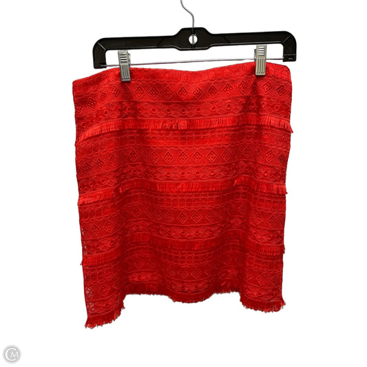 Skirt Mini & Short By J. Crew In Orange, Size: 8