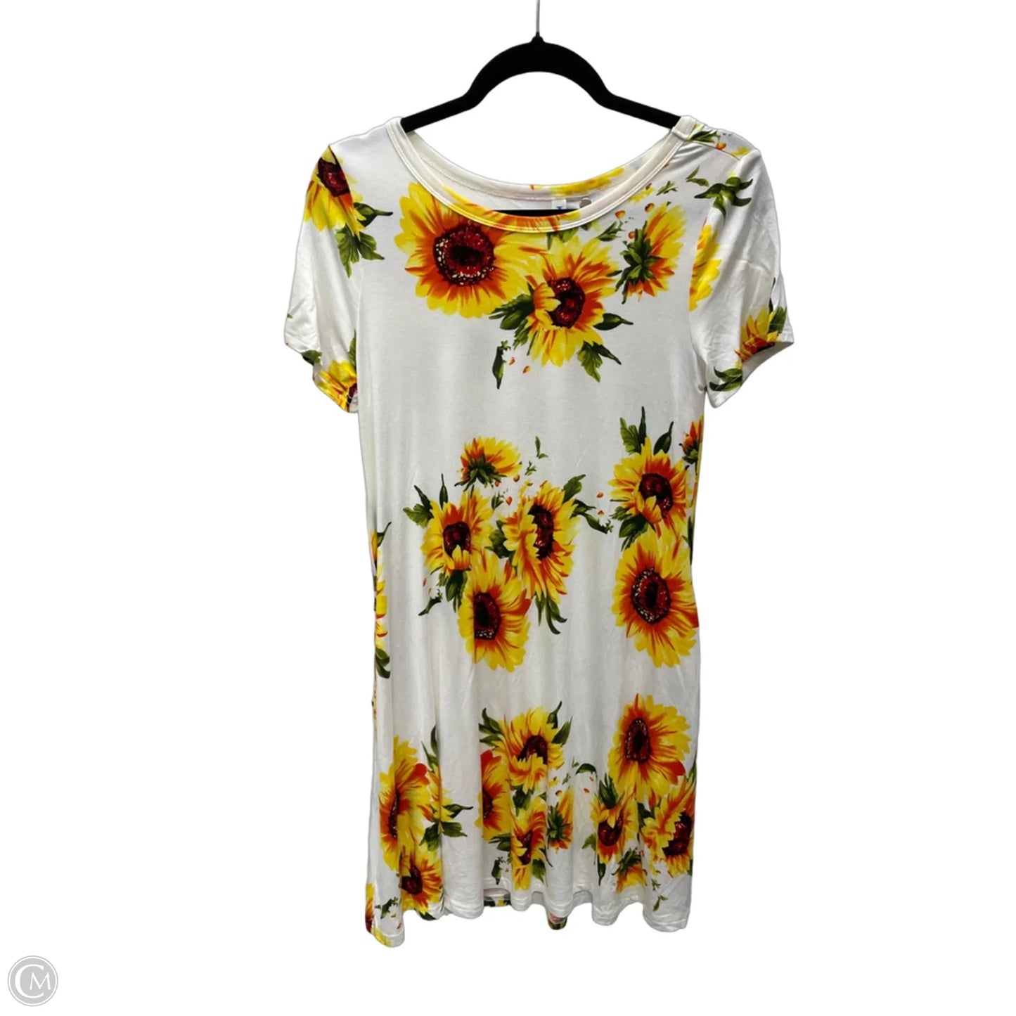 Dress Casual Midi By Clothes Mentor In Floral Print, Size: M