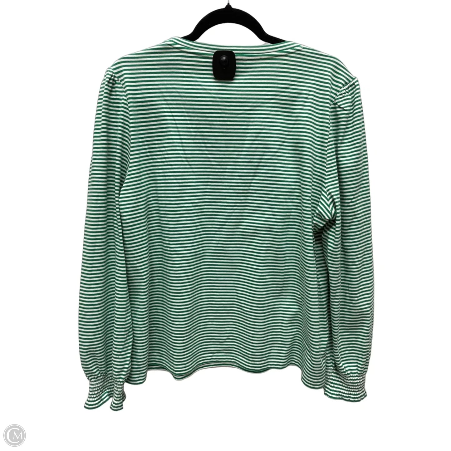 Top Long Sleeve By Talbots In Striped Pattern, Size: Xl