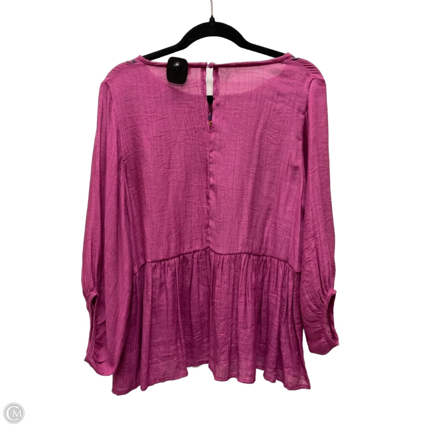 Top Long Sleeve By Umgee In Floral Print, Size: M