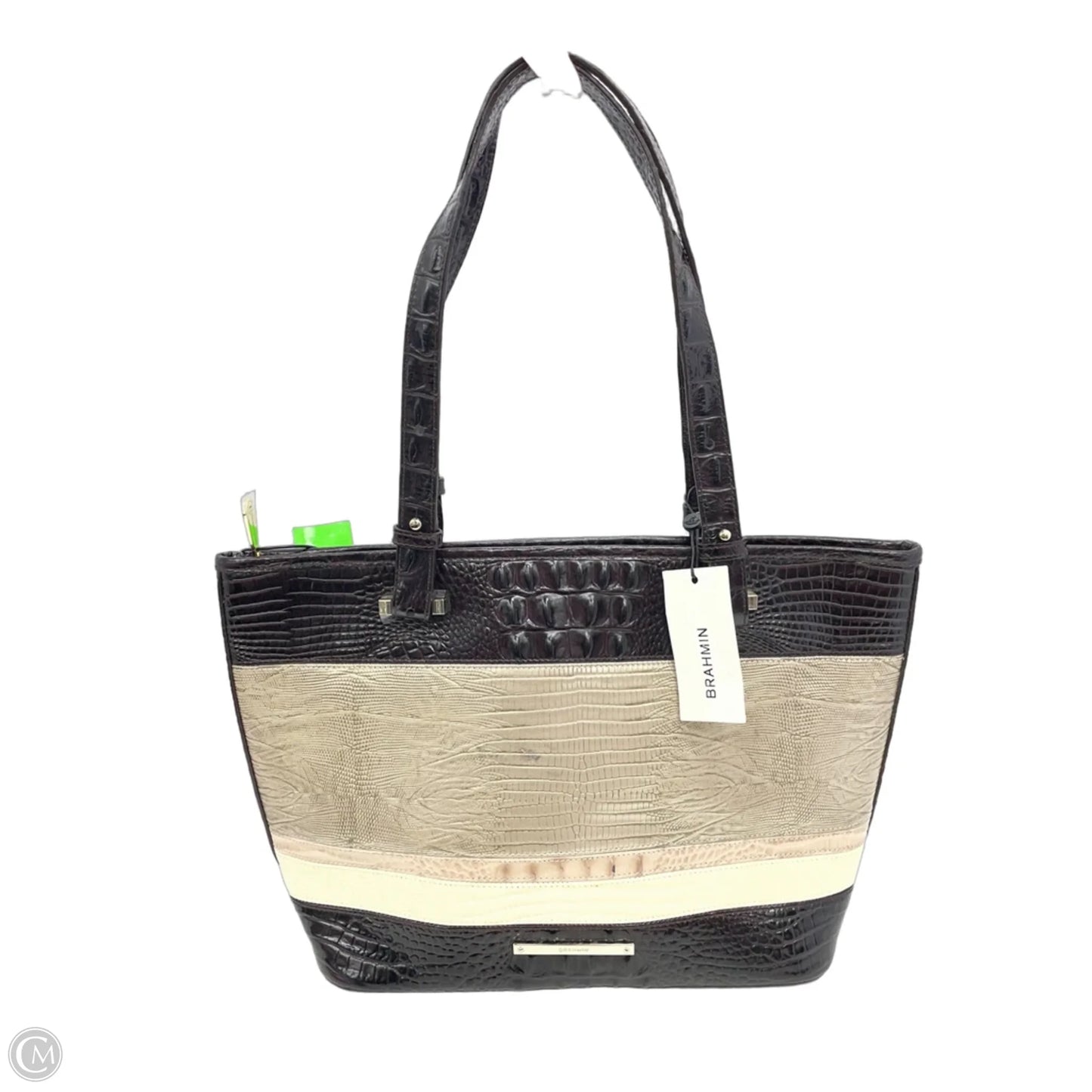 Handbag Designer By Brahmin, Size: Large