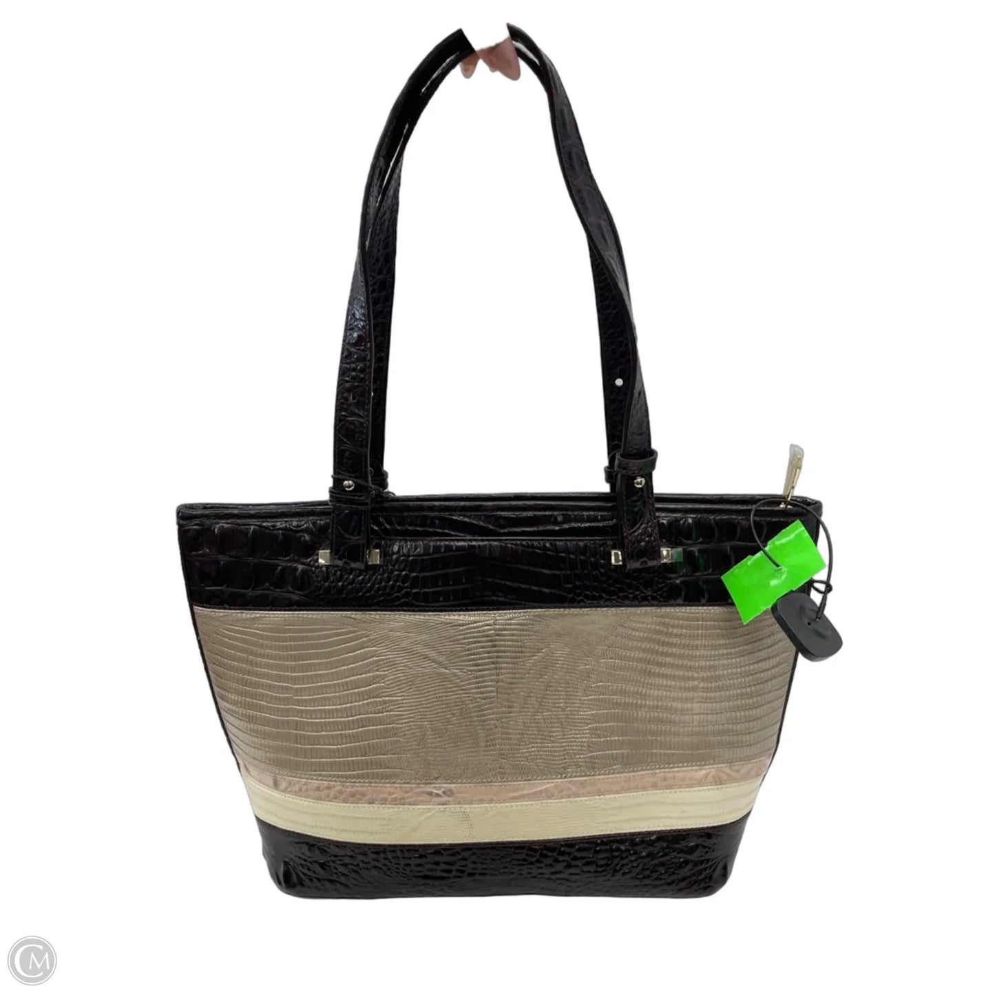 Handbag Designer By Brahmin, Size: Large