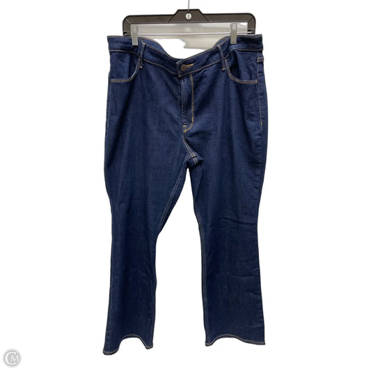 Jeans Wide Leg By Old Navy In Blue Denim, Size: 18