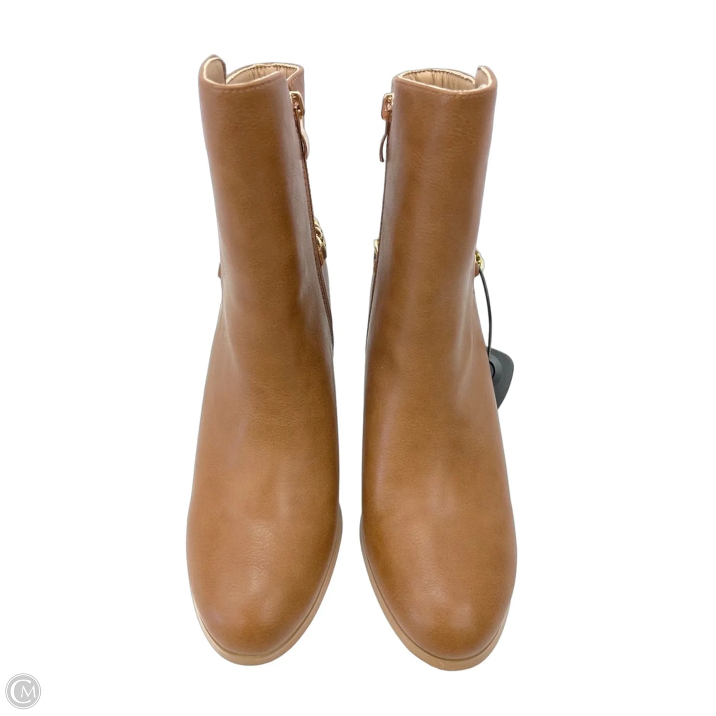 Boots Ankle Heels By Catherine Malandrino In Brown, Size: 8.5