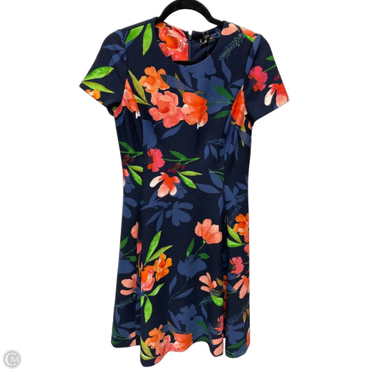 Dress Party Short By Dkny In Floral Print, Size: S