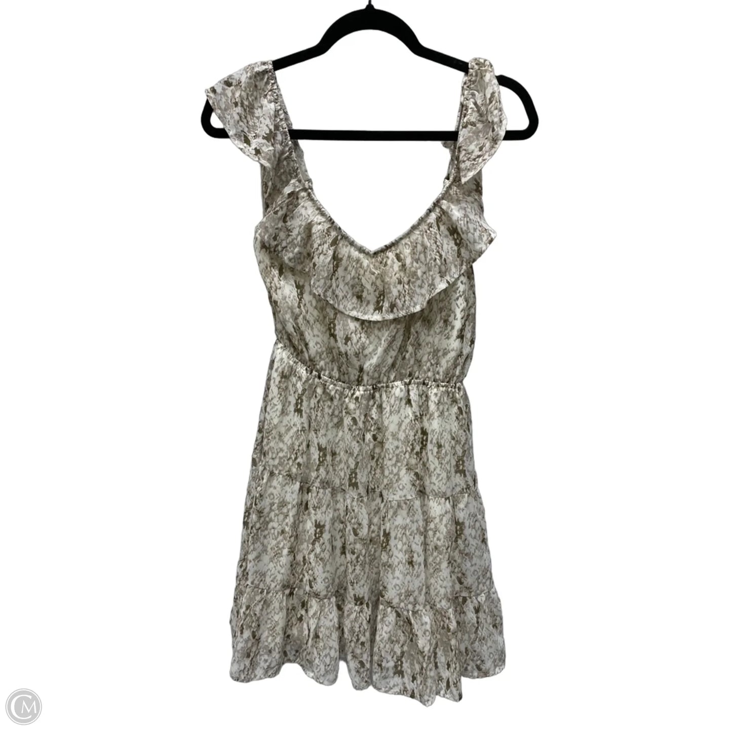 Dress Casual Short By Entro In Snakeskin Print, Size: M