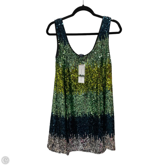 Dress Party Short By French Connection In Blue & Green, Size: Xs