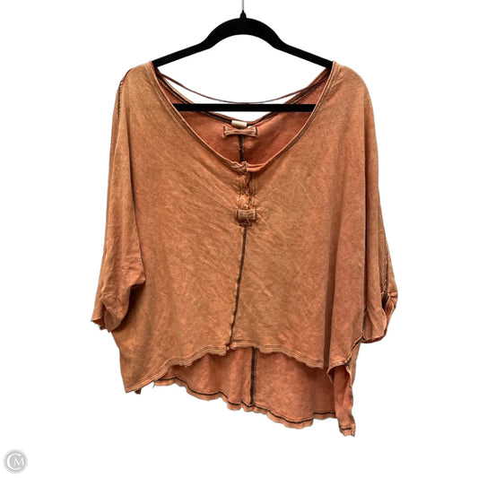 Top Short Sleeve By We The Free In Orange, Size: S