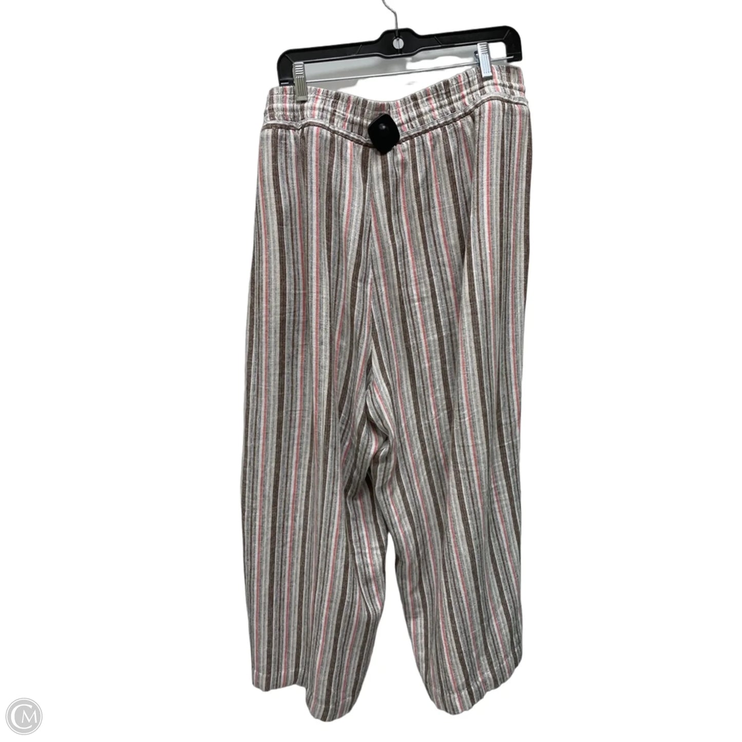 Pants Linen By Time And Tru In Striped Pattern, Size: 20