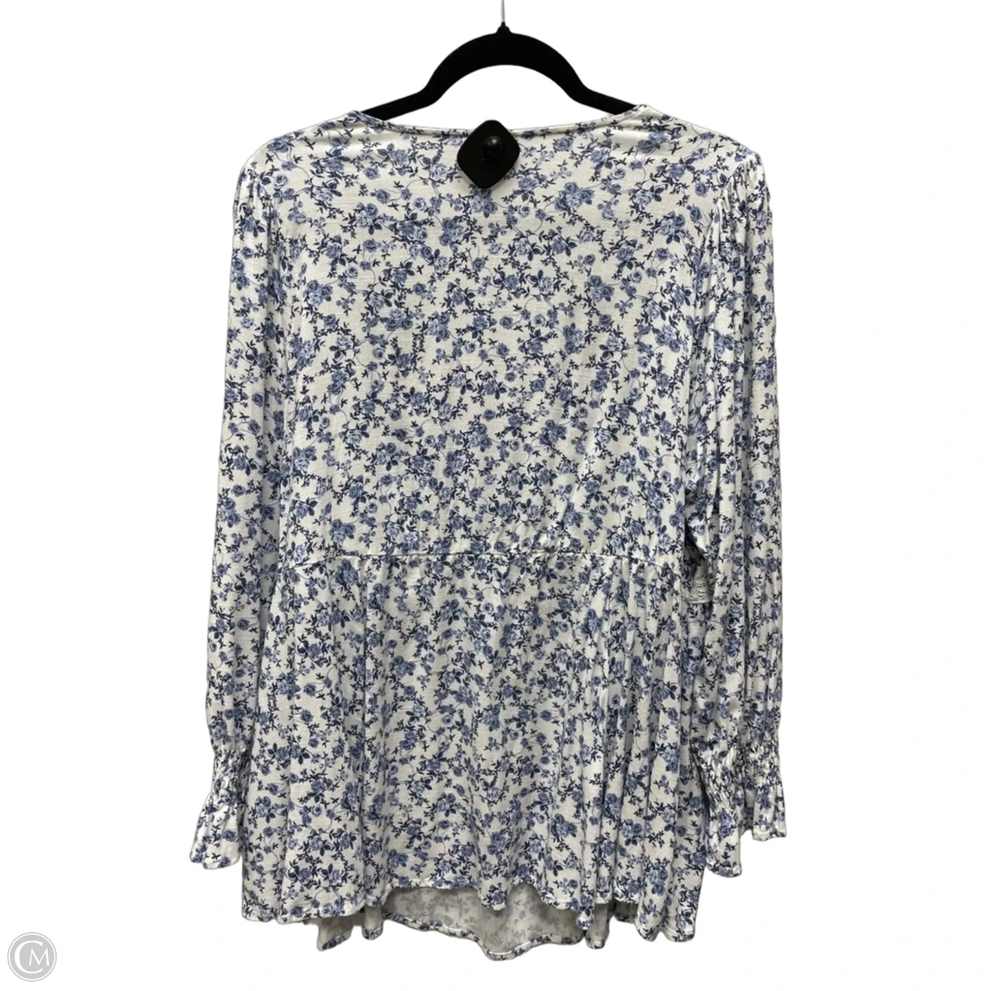 Top 3/4 Sleeve By Torrid In Floral Print, Size: 1x