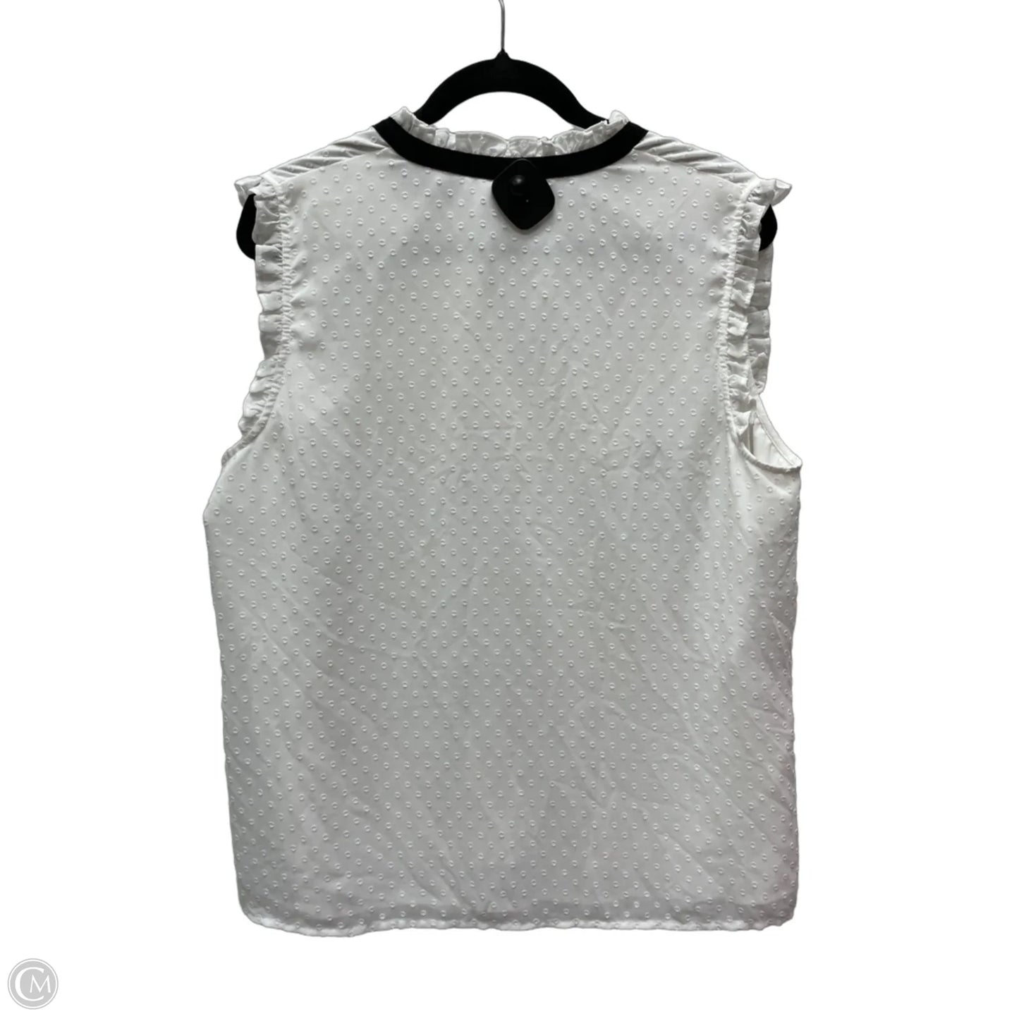 Top Sleeveless By Elle In Polkadot Pattern, Size: L
