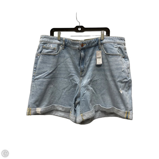 Shorts By Lane Bryant In Blue Denim, Size: 22