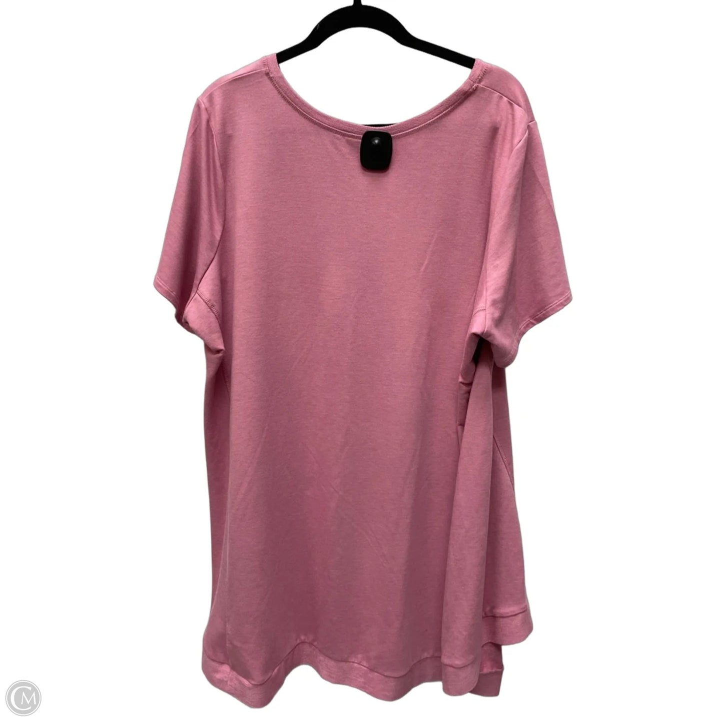 Top Short Sleeve By Clothes Mentor In Pink, Size: 3x