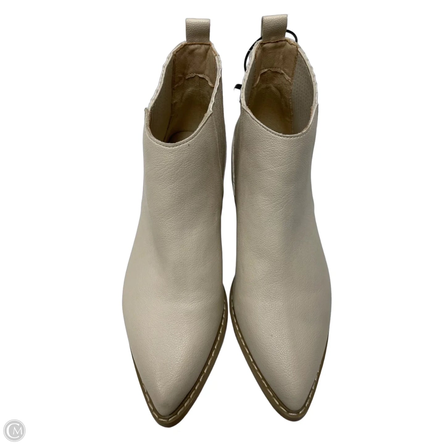 Boots Ankle Heels By Oasis Society In Beige, Size: 6