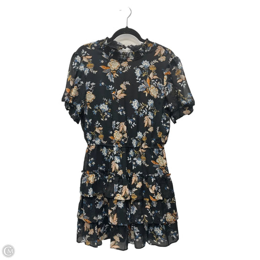 Dress Casual Midi By Clothes Mentor In Floral Print, Size: L