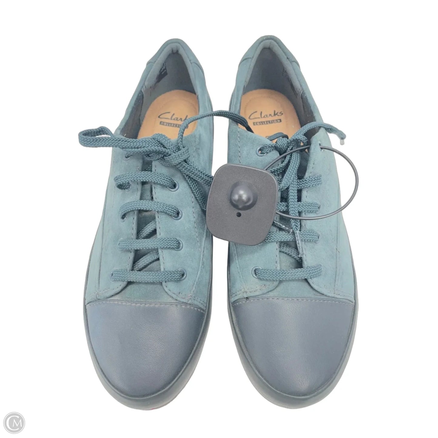 Shoes Sneakers By Clarks In Grey, Size: 8.5