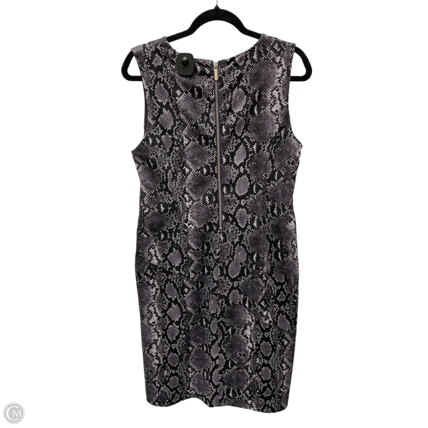 Dress Casual Short By Michael By Michael Kors In Snakeskin Print, Size: L