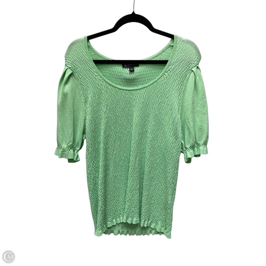 Top Short Sleeve By Inc In Green, Size: Xl