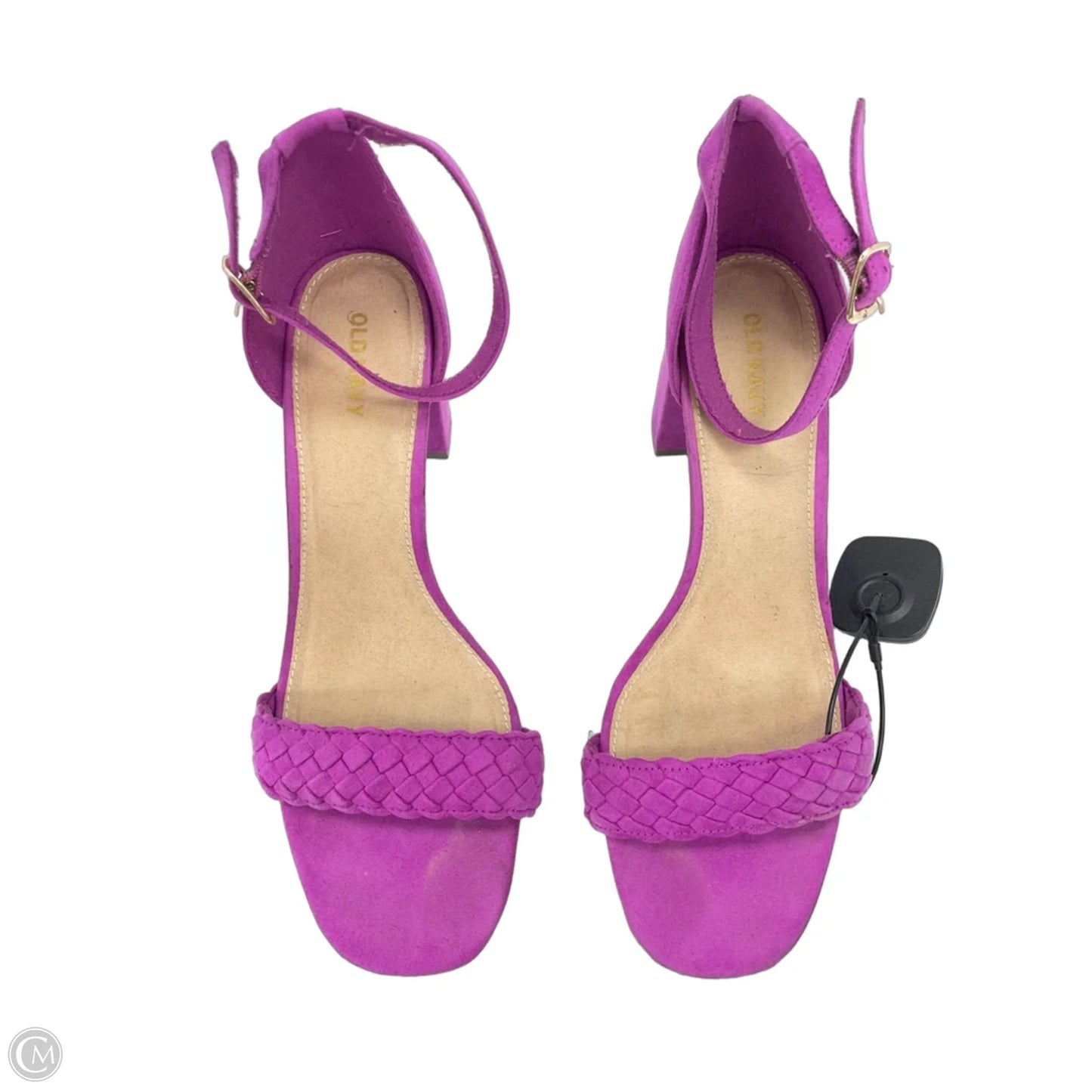 Sandals Heels Block By Old Navy In Purple, Size: 9